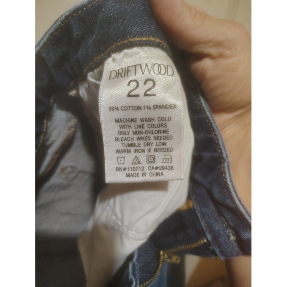 Driftwood Kelly Bootcut Jeans Womens 22 Medium Wash Stretch Denim Blue W22 L31 - Picture 6 of 6